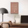 Spreuken - Quotes - Ik heb het nog nooit gedaan dus aluminium wit klein -sfeer5