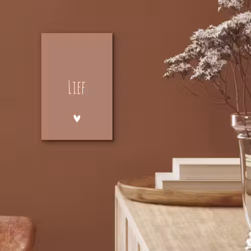 Spreuken - Quotes - Lief aluminium wit klein -sfeer4