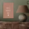 Spreuken - Quotes - Huisje boompje baby aluminium wit klein -sfeer2