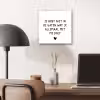 Spreuken - Quotes - Wat je allemaal met me doet aluminium wit klein -sfeer5