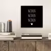 Spreuken - Quotes - Wijnen wijnen wijnen aluminium wit klein -sfeer1