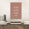 Spreuken - Quotes - Wijnen wijnen wijnen aluminium wit klein -sfeer1