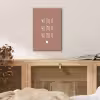 Spreuken - Quotes - Wijnen wijnen wijnen aluminium wit klein -sfeer3