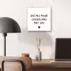 Spreuken - Doe mij maar levenslang met jou - Quotes aluminium wit klein -sfeer5