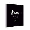 Thuis - Quotes - Knus plekje - Tekst aluminium wit klein -3d