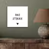 Ons stekkie - Spreuken - Quotes aluminium wit klein -sfeer2