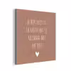 Wat je allemaal met me doet - Quotes - Spreuken aluminium wit klein -3d