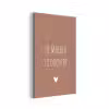 Zo moeder zo dochter - Dochter - Mama - Spreuken - Quotes aluminium wit klein -3d