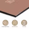 Wat ben je mooi vandaag - Spreuken - Quotes aluminium wit klein -closeup_DE