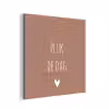 Quotes - Carpe diem - Pluk de dag - Spreuken aluminium wit klein -3d