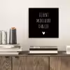 Quotes - Jij bent mijn liever dan lief - Spreuken aluminium wit klein -sfeer1