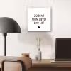Quotes - Jij bent mijn liever dan lief - Spreuken aluminium wit klein -sfeer5