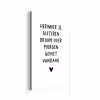 Quotes - Herinner je gisteren droom over morgen geniet vandaag - Spreuken aluminium wit klein -3d