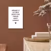 Quotes - Herinner je gisteren droom over morgen geniet vandaag - Spreuken aluminium wit klein -sfeer4