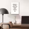 Quotes - Herinner je gisteren droom over morgen geniet vandaag - Spreuken aluminium wit klein -sfeer5