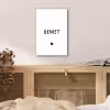 Quotes - Geniet - Spreuken aluminium wit klein -sfeer3