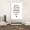Quotes - Geluk is het enige wat zich verdubbelt - Spreuken aluminium wit klein -sfeer1
