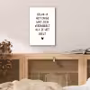 Quotes - Geluk is het enige wat zich verdubbelt - Spreuken aluminium wit klein -sfeer3