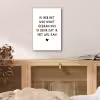 Quotes - Ik heb het nog nooit gedaan dus - Spreuken aluminium wit klein -sfeer3
