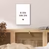 Quotes - Ik hou van jou - Spreuken aluminium wit klein -sfeer3