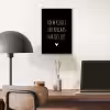 Quotes - Adem kusjes in en blaas hartjes uit - Spreuken aluminium wit klein -sfeer5