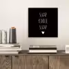 Quotes - Slaap kindje slaap - Spreuken aluminium wit klein -sfeer1