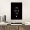 Quotes - Slaap kindje slaap - Spreuken aluminium wit klein -sfeer1