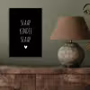 Quotes - Slaap kindje slaap - Spreuken aluminium wit klein -sfeer2