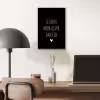 Quotes - Spreuken - Jij bent mij liever dan lief aluminium wit klein -sfeer5