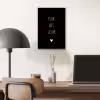 Quotes - Spreuken - Pluk het geluk aluminium wit klein -sfeer5