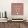 Quotes - Spreuken - Doe mij maar levenslang met jou aluminium wit klein -sfeer1