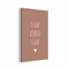 Quotes - Spreuken - Slaap kindje slaap aluminium wit klein -3d