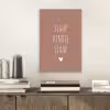 Quotes - Spreuken - Slaap kindje slaap aluminium wit klein -sfeer1
