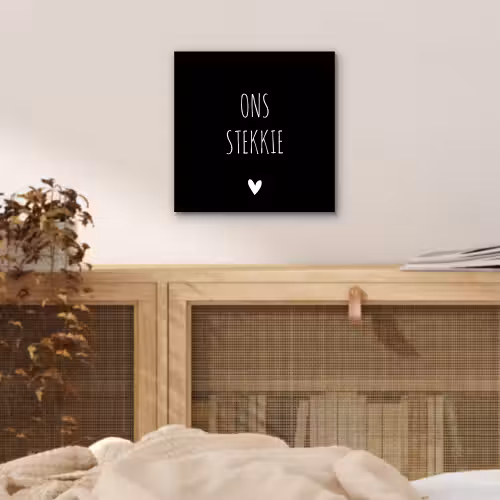 Quotes - Stekkie - Ons stekkie aluminium wit klein -sfeer3