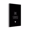 Quotes - Ons stekkie - Spreuken aluminium wit klein -3d