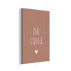 Quotes - Ons stekkie - Spreuken aluminium wit klein -3d