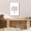 Quotes - Wat je allemaal met me doet - Spreuken aluminium wit klein -sfeer3