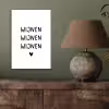 Quotes - Wijnen wijnen wijnen - Spreuken aluminium wit klein -sfeer2