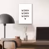 Quotes - Wijnen wijnen wijnen - Spreuken aluminium wit klein -sfeer5
