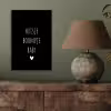 Quotes - Huisje boompje baby - Spreuken aluminium wit klein -sfeer2