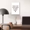 Thuis is het plekje waar de liefde woont - Spreuken - Quotes aluminium wit klein -sfeer5