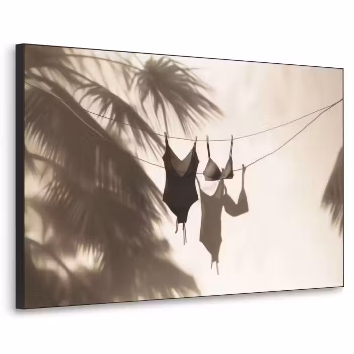 Art Frame - Bademode - Palmen - Schatten - Tropisch