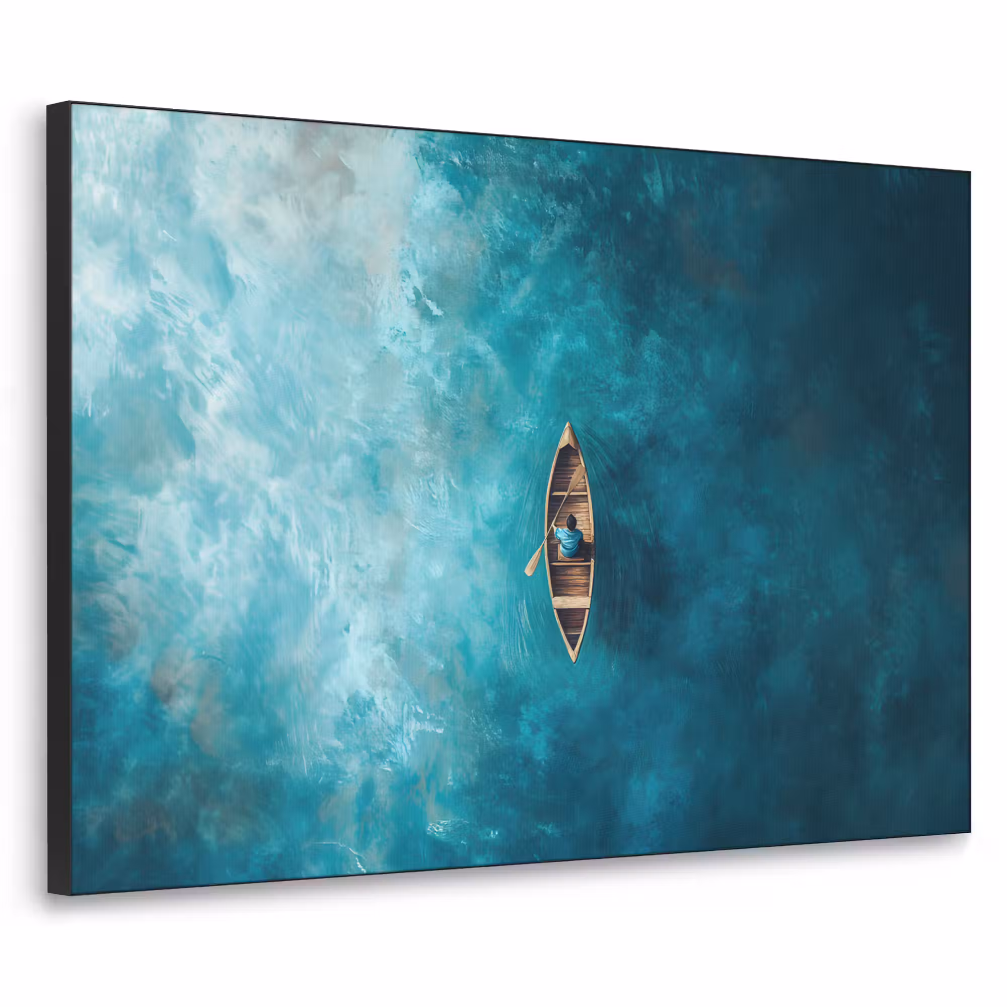 Art Frame - Boot - Wasser - Blau