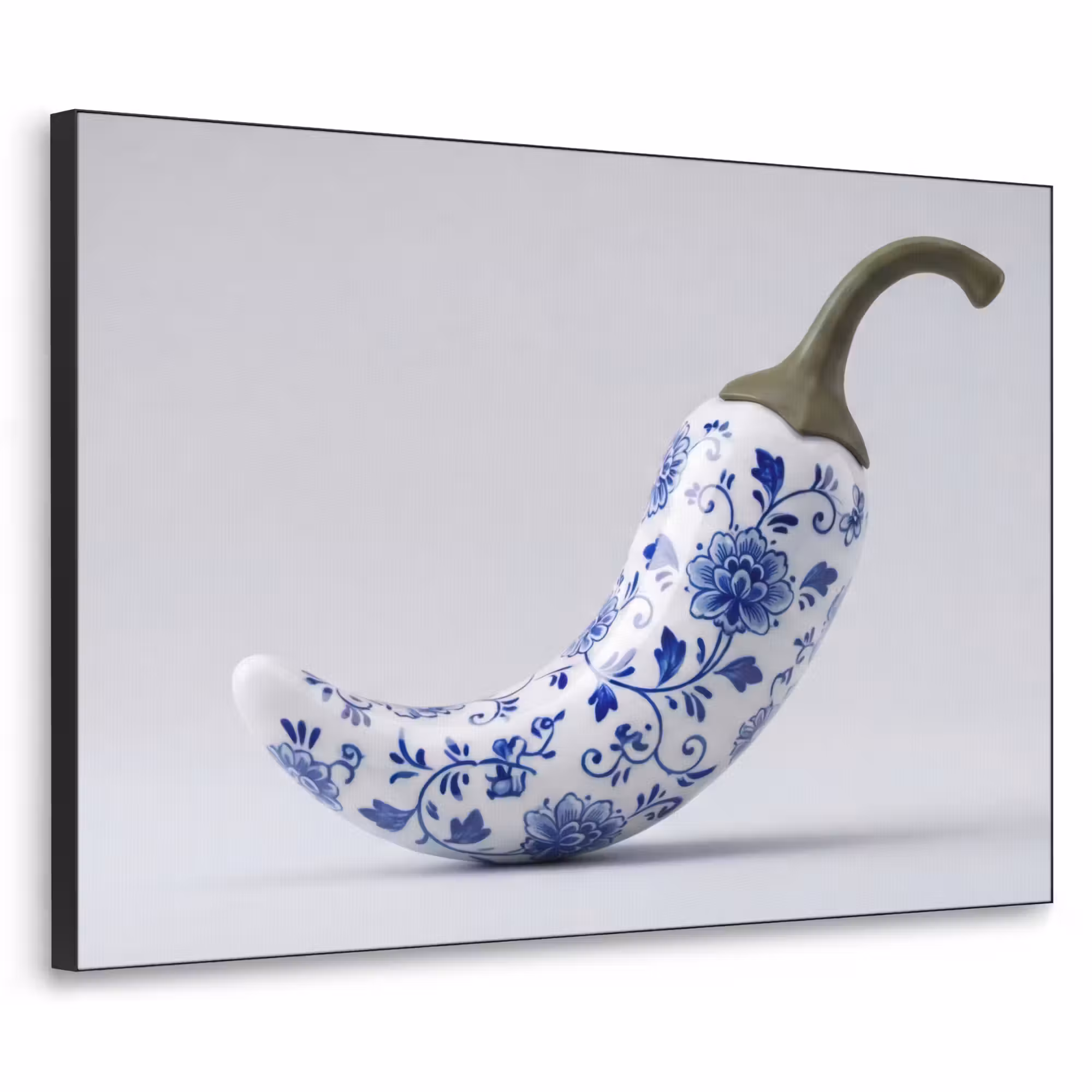 Art Frame - Chilischote - Keramik - Blau