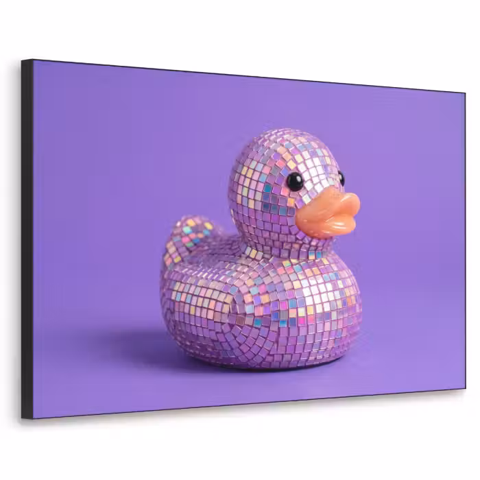 Art Frame - Disco - Ente - Lila