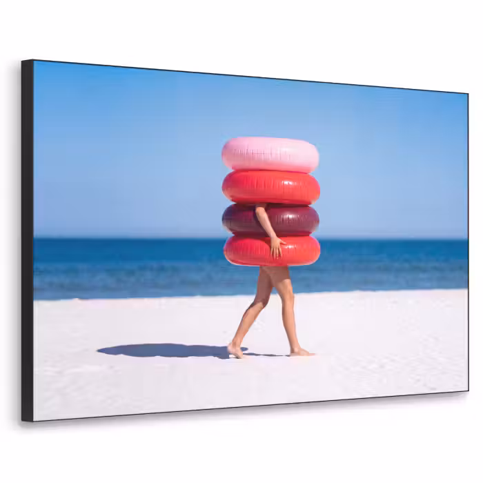 Art Frame - Menschen – Strand – Sommer – Freizeit – Farbenfroh