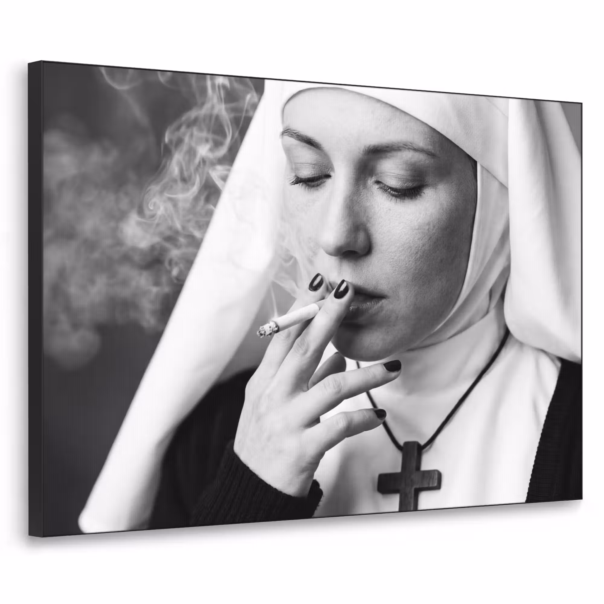 Art Frame - Nichtraucher - Porträt - Schwarz - Weiß - Rebellen