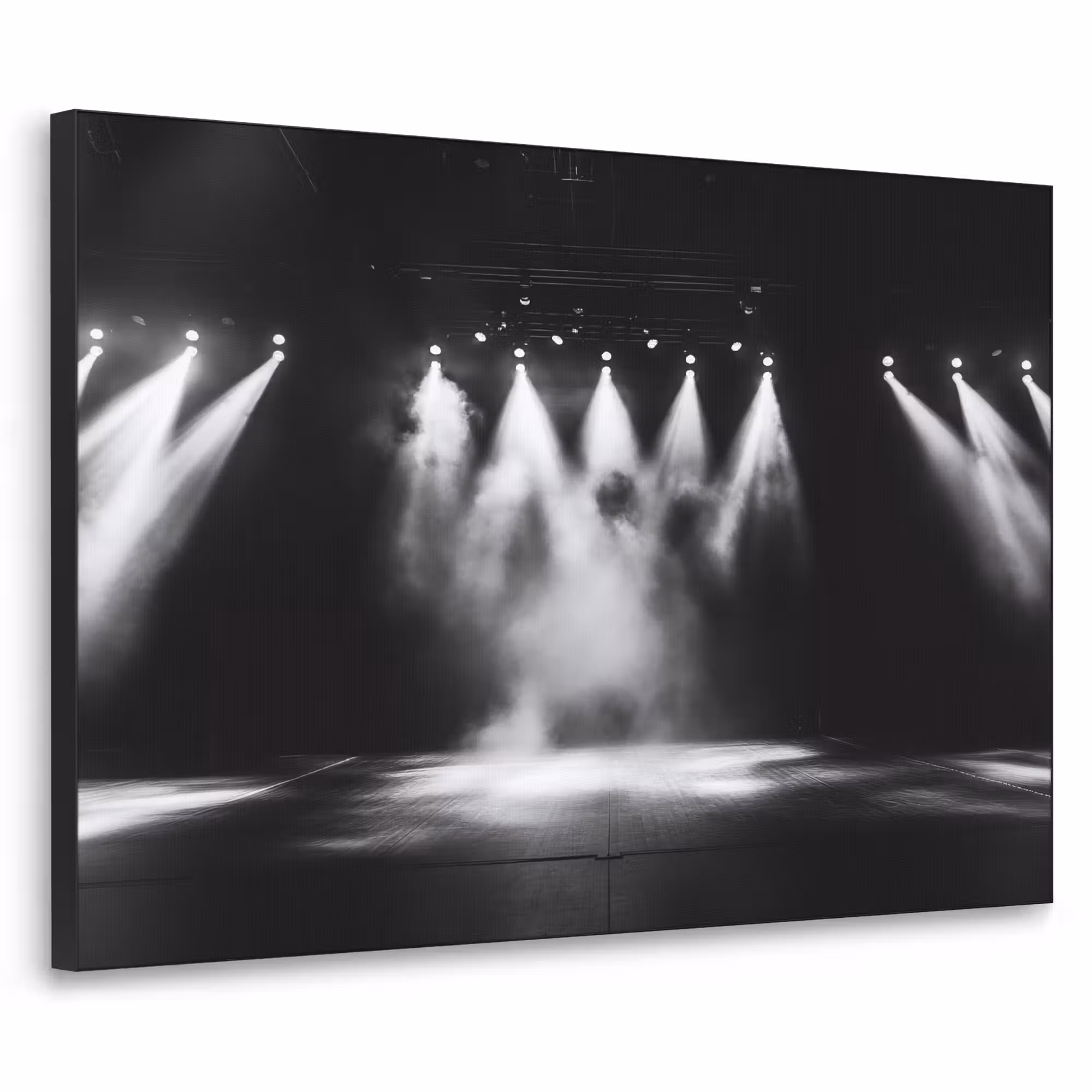 Art Frame - Theatersaal - Nebel - Scheinwerfer - Schwarz