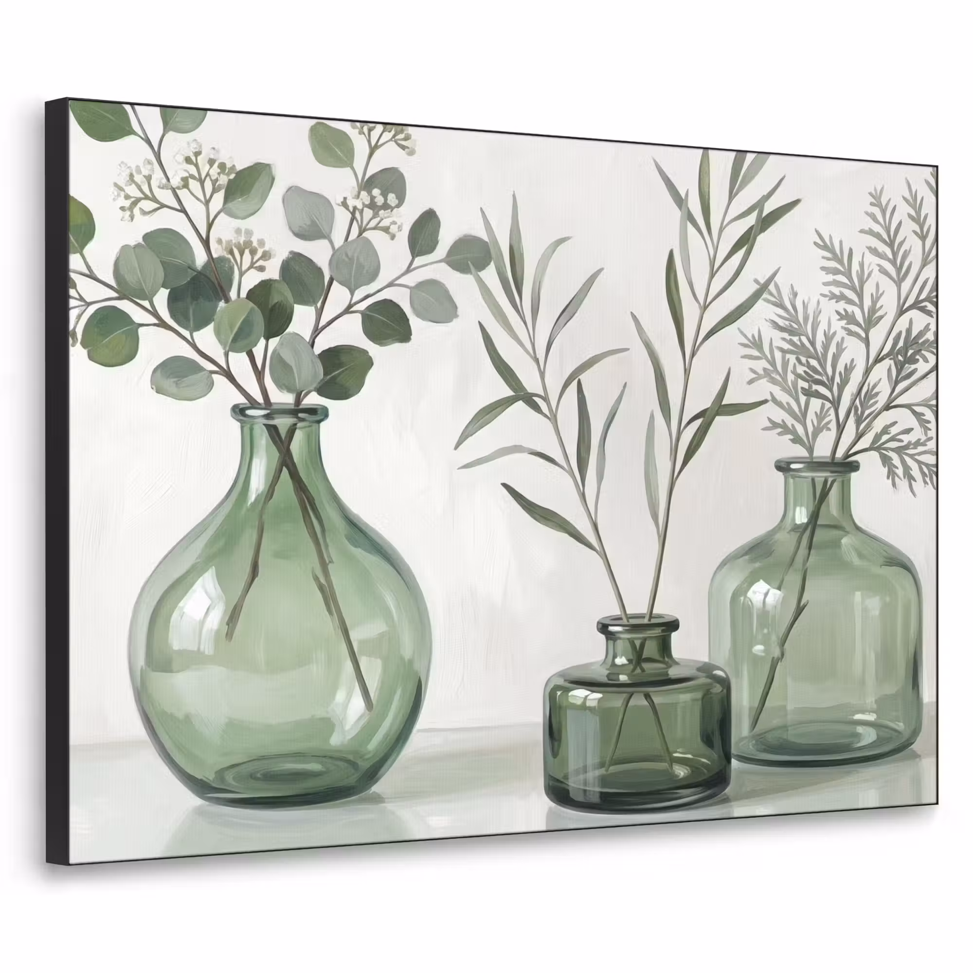 Art Frame - Vasen - Blätter - Grün