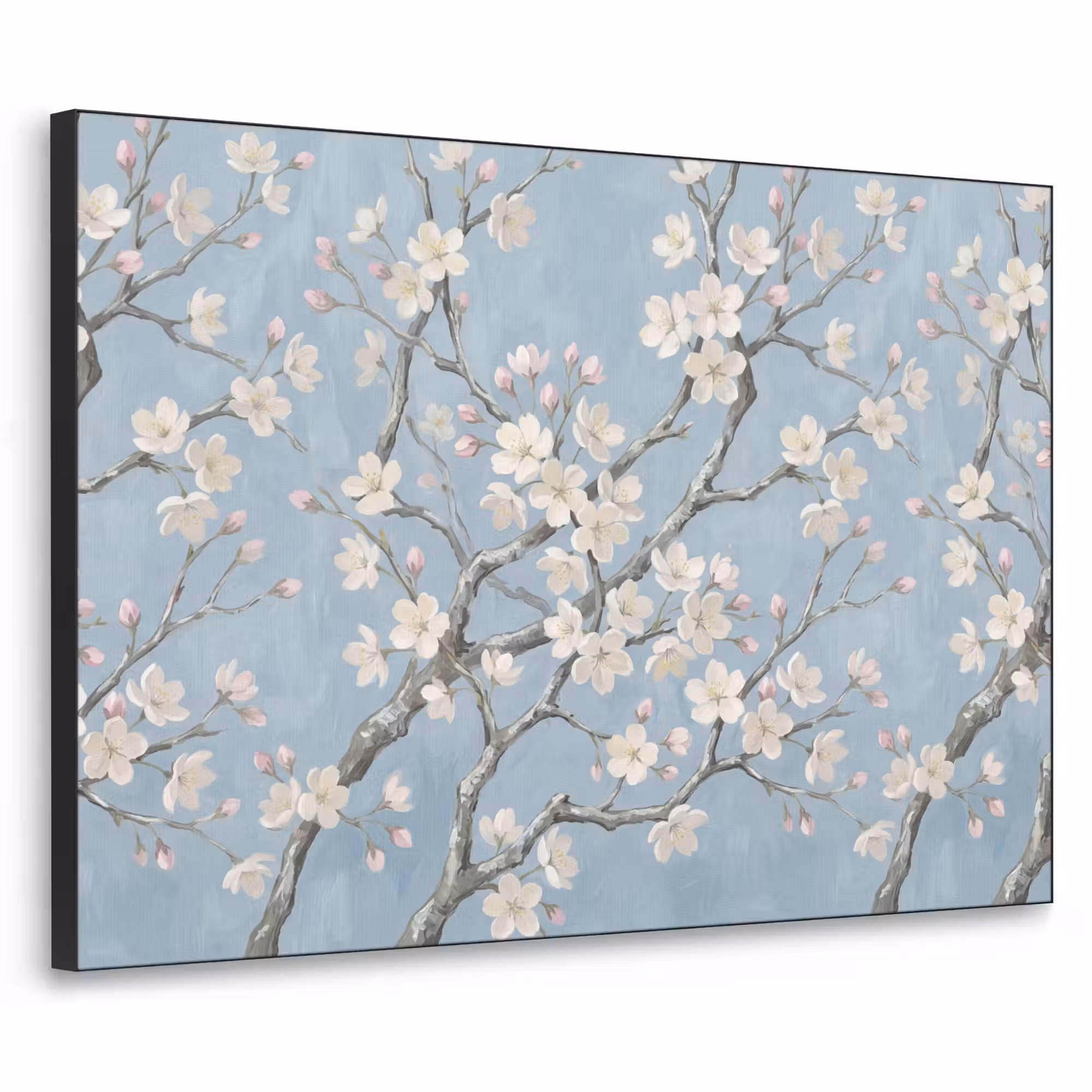 Art Frame - Zweige - Kirschblüte - Blau